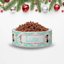 Retro Christmas Siamese Katze Ogee Pet Name