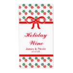 Retro Christmas Star Vintag Wine Labels<br><div class="desc">Retro Christmas Star Vintag Wine Labels. 3 Textbereiche zum Anpassen,  wie Sie gewollt haben. Matching-Elemente verfügbar.</div>
