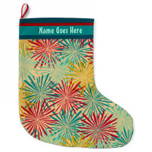 Retro Christmas Tinsel PomPoms (Personalisiert)