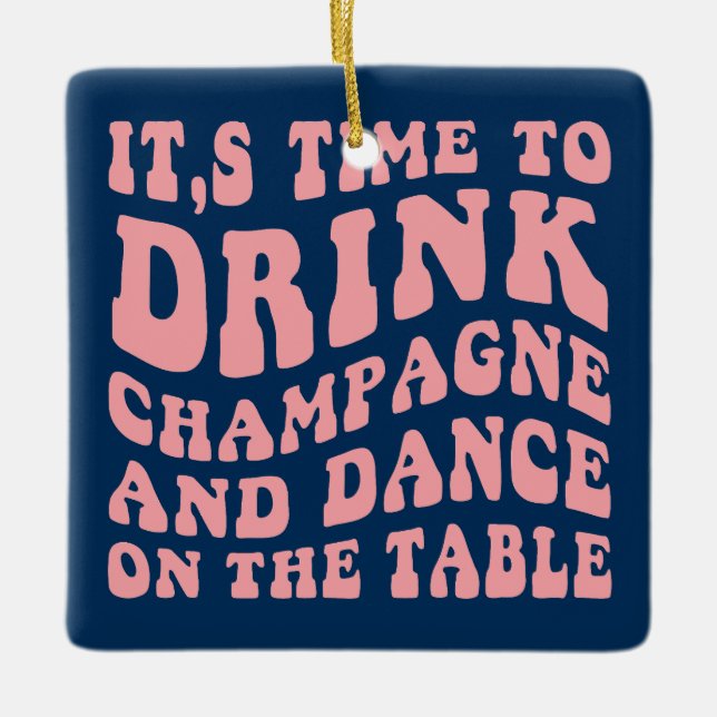 Retro Christmas Tree Cookie Ornament (Vorderseite)