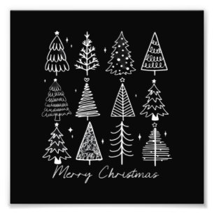 Retro-Christmasbaum Klassiker Fotodruck