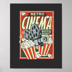 RETRO CINEMA POSTER