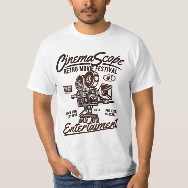 Retro CinemaScope T - Shirt (Vorderseite)