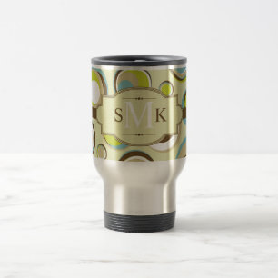 Retro Circle Stainless Steel Travel Mug Cup der 19 Reisebecher