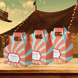 Retro Circus Karneval Geburtstagsparty Geschenkschachtel