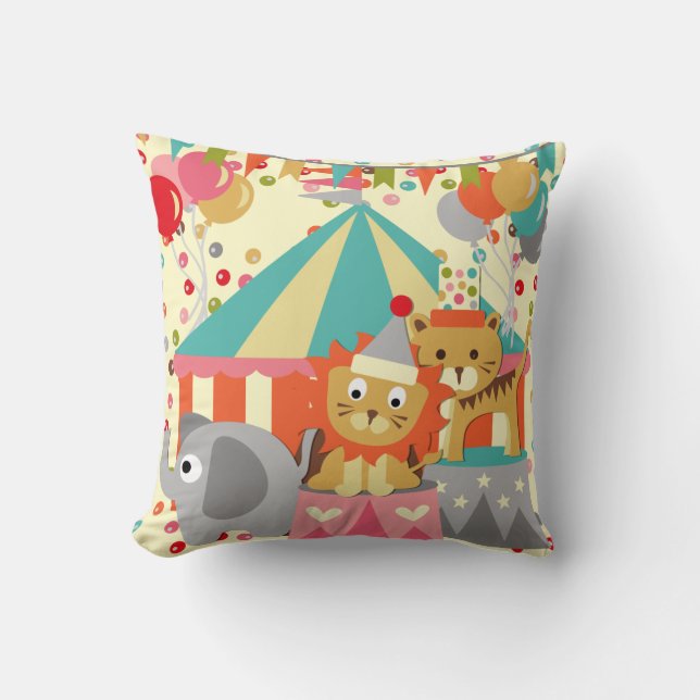 Retro Circus MOJO Pillow Kissen (Vorderseite)