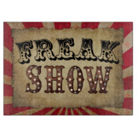 Retro Circus Poster Freak Show