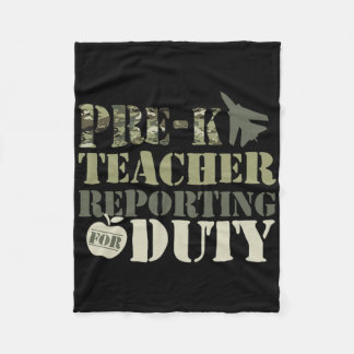 Retro Ck Zur Schule Frauen Alte Camo Vorschullehre Fleecedecke