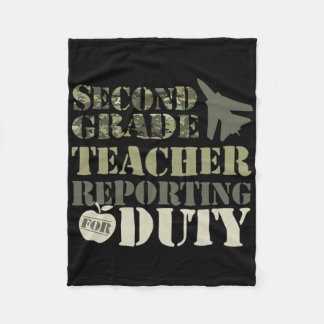 Retro Ck Zur Schule Frauen Alte Camo Zweite Klasse Fleecedecke