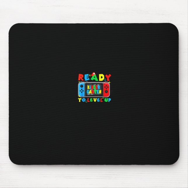 Retro Ck Zur Schule Kindergarten Bereit Zum Leveln Mousepad (Vorne)