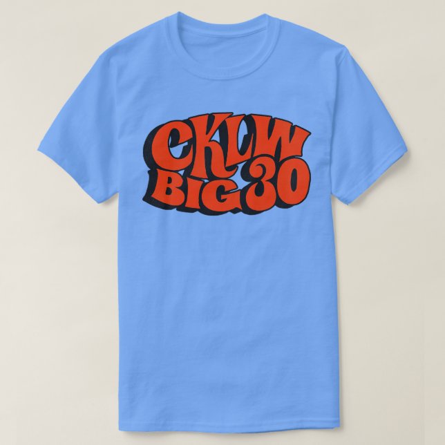 Retro CKLW 800 Windsor Radio Station T-Shirt (Design vorne)