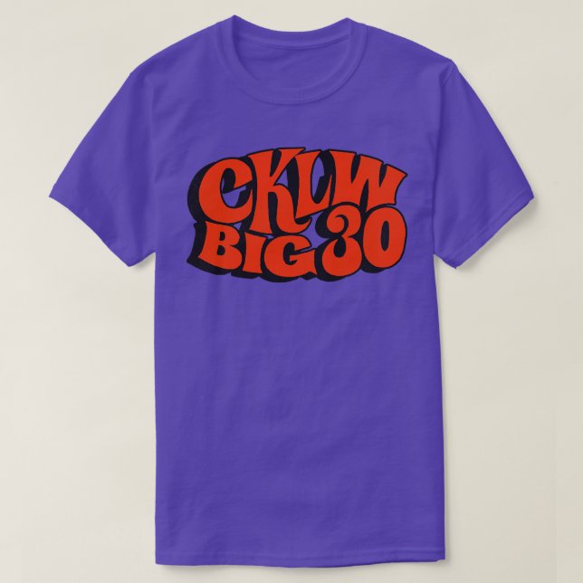 Retro CKLW 800 Windsor Radio Station T-Shirt (Design vorne)