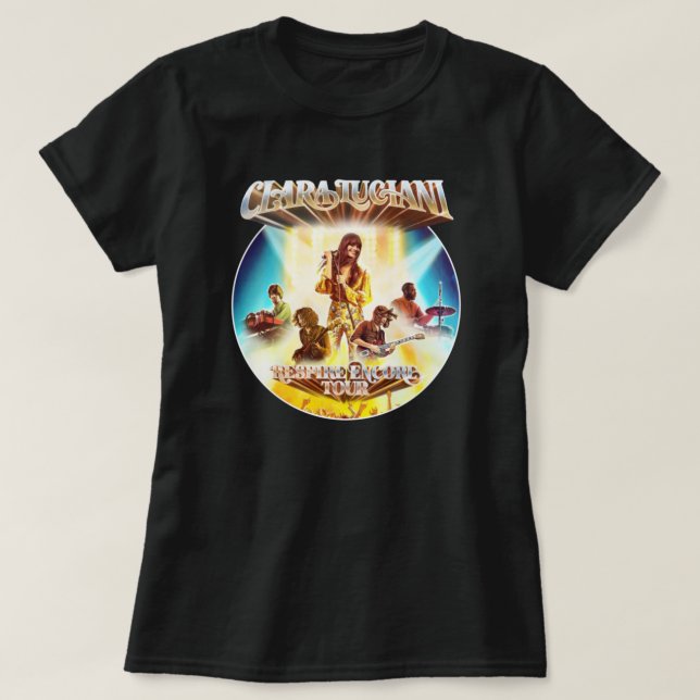 RETRO CLARA LUCIANI TRIBUTE DESIGN T-Shirt (Design vorne)