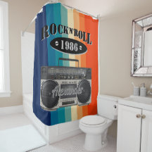 Retro Classic Boom Box Rock'n'Roll Musik Vintag