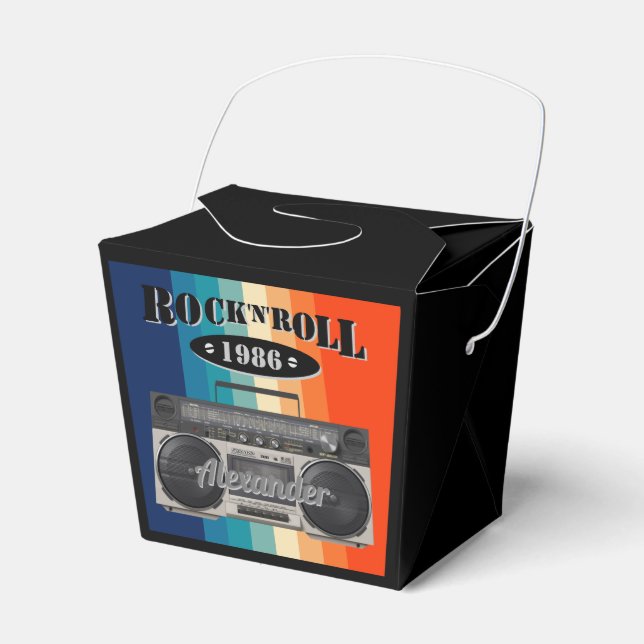 Retro Classic Boom Box Rock'n'Roll Musik Vintag Geschenkschachtel (Vorderseite)
