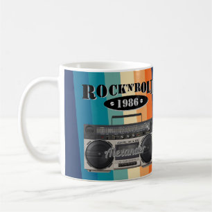 Retro Classic Boom Box Rock'n'Roll Musik Vintag Kaffeetasse
