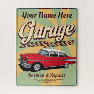 Retro Classic Garage Puzzle