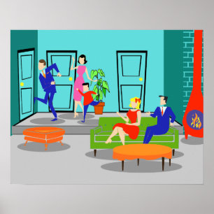 Retro Classic TV Poster