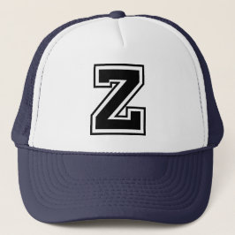 Retro Classic "Z" Monogramm Truckerkappe