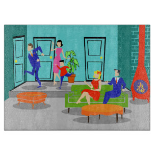 Retro Classivision Cutting Board Schneidebrett