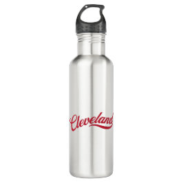 Retro Cleveland Edelstahlflasche