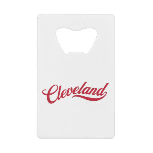 Retro Cleveland Geldbeutel Flaschenöffner