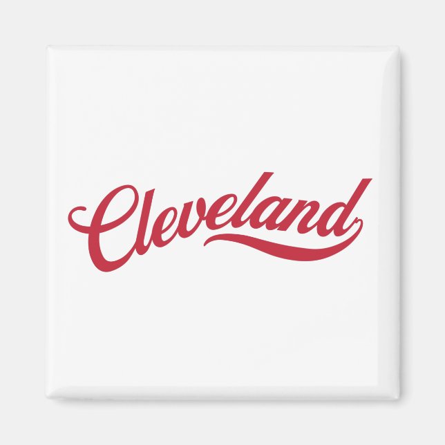 Retro Cleveland Magnet (Vorne)