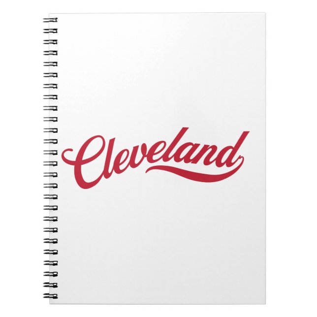 Retro Cleveland Notizblock (Vorderseite)