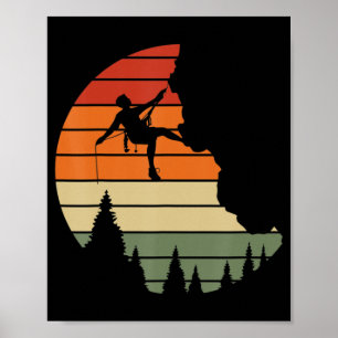 Retro Cliff Rock Ristorante Al Pentolino Poster