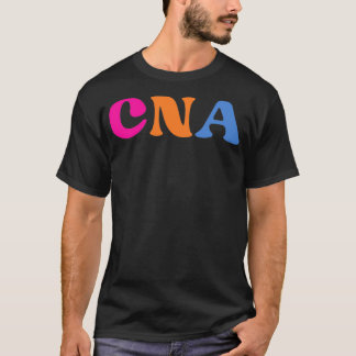 Retro CNA Krankenpfleger mit Stethoskop schwarz t T-Shirt