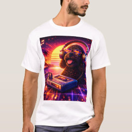 Retro Cockapoo Musik T-Shirt 80er Ästhetik