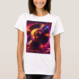 Retro-Cockapoo-Vinyl-Schallplatte T-Shirt 80er Mus