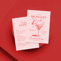 Retro Cocktail Bachelorette Wochenende Ausflug