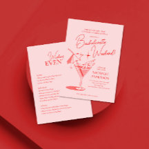 Retro Cocktail Bachelorette Wochenende Ausflug