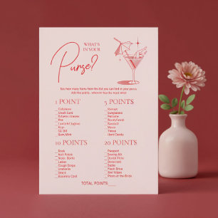 Retro Cocktail Junggesellinnenabschied Was ist in  Einladung