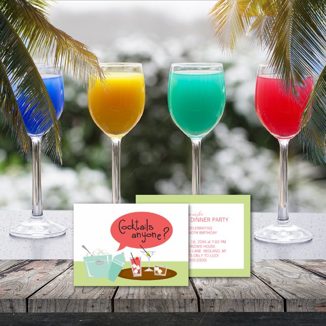 Retro-Cocktail-Party Einladungen (Von Creator hochgeladen)
