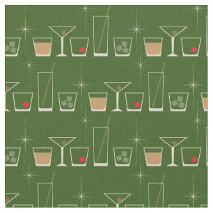 Retro-Cocktailglas Niedlichen Vintagen Mod der 50e Stoff