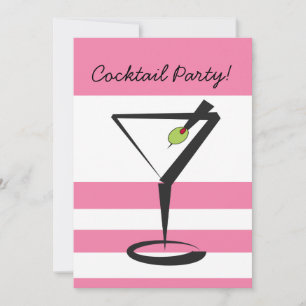 Retro-Cocktailparty-Einladung Einladung
