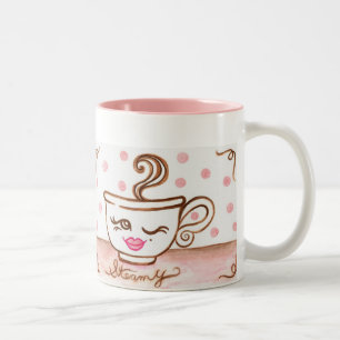 Retro Coffee Cup-Tasse Zweifarbige Tasse