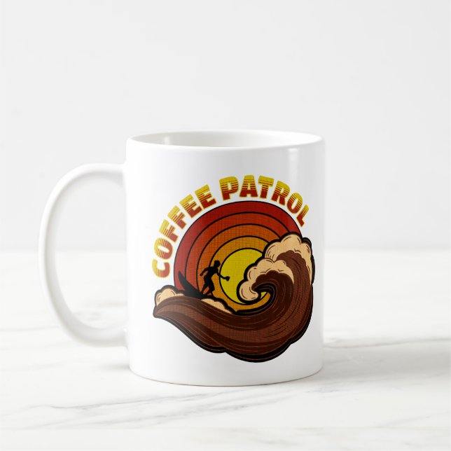 Retro Coffee Patrol Kaffeetasse (Links)