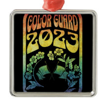 Retro Color Guard Ornament