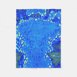 Retro Color Leopard Print Skin #8 Fleecedecke