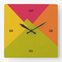 Retro Color Modern Geometric Muster #2