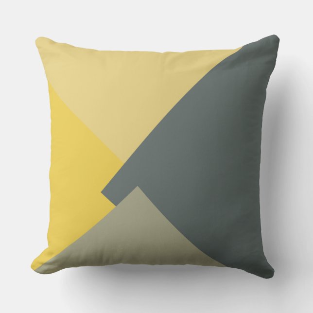 Retro Color Modern Geometric Muster #5 Kissen (Vorderseite)