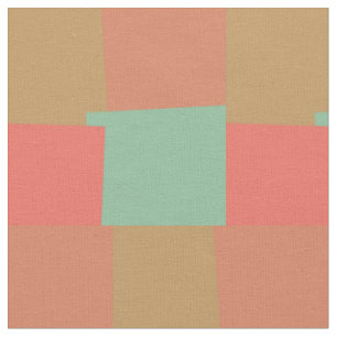 Retro Color Modern Geometric Muster #8 Stoff