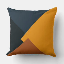 Retro Color Modern Geometric Pattern #9 Kissen