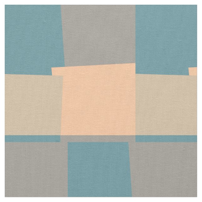 Retro Color Modernes geometrisches Muster Stoff (Nahaufnahme)