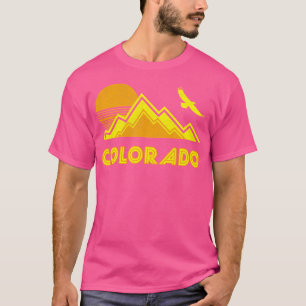 Retro Colorado Das T-Shirt des Wanderns