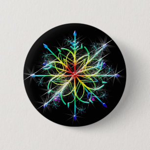 Retro Colored Star Button