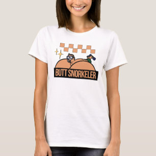 Retro-Comfort-Hintern-Schlauchboot, Lustiger Erwac T-Shirt